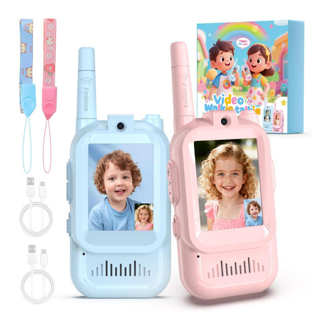 Walkie Talkies con Videollamada para Niños – Cámara HD y Cero Internet